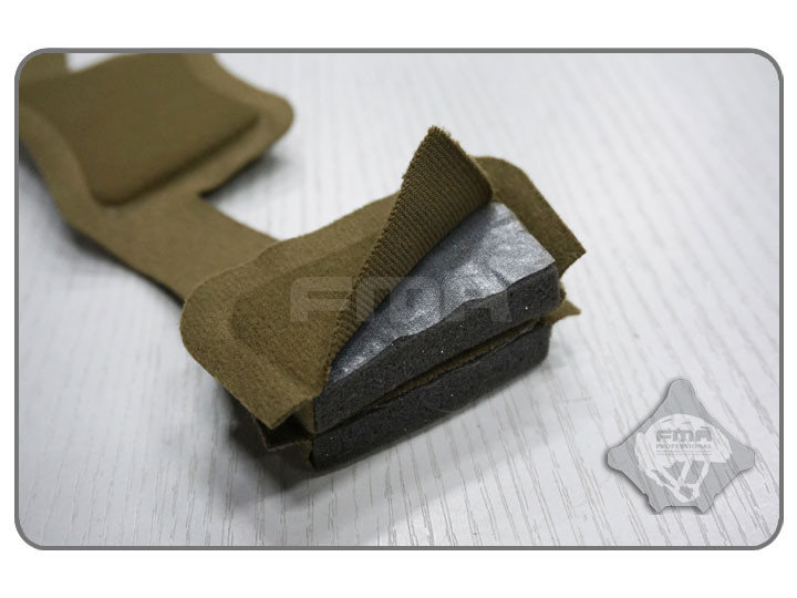 FMA Set of Foam Pads for EXFIL Helmets - Coyote/Black OD-A-TB1023 asgbox.pl FMA Set of Foam Pads for EXFIL Helmets - Coyote/Black - obrazek 3