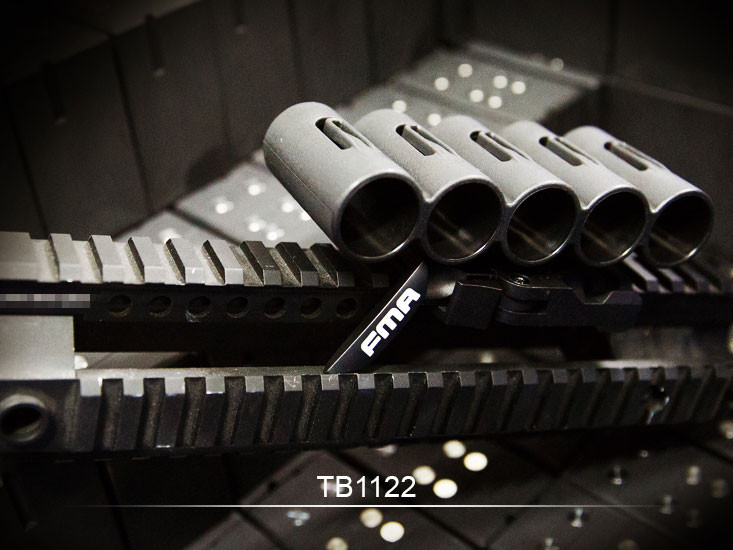 FMA QD RIS SH-5 Holder for 5 Shotgun Shells - Black OD-A-TB1122 asgbox.pl FMA QD RIS SH-5 Holder for 5 Shotgun Shells - Black - obrazek 3