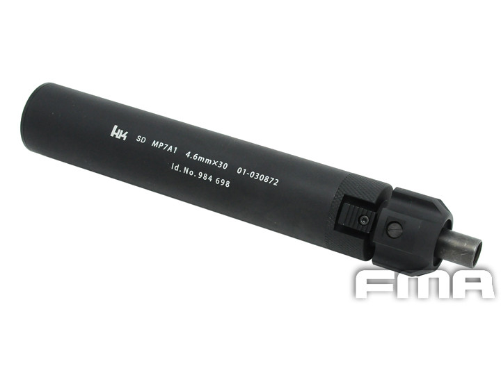 FMA MP7 Silencer 38x220mm with Flash Hider, 12 plus mm (CW) - Black OD-A-TB204 asgbox.pl FMA MP7 Silencer 38x220mm with Flash Hider, 12 plus mm (CW) - Black