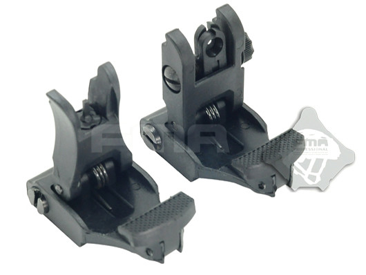 FMA 71L Folding Polymer Sights - Black OD-A-TB276 asgbox.pl FMA 71L Folding Polymer Sights - Black