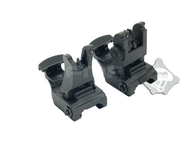 FMA 71L Folding Polymer Sights - Black OD-A-TB276 asgbox.pl FMA 71L Folding Polymer Sights - Black - obrazek 3