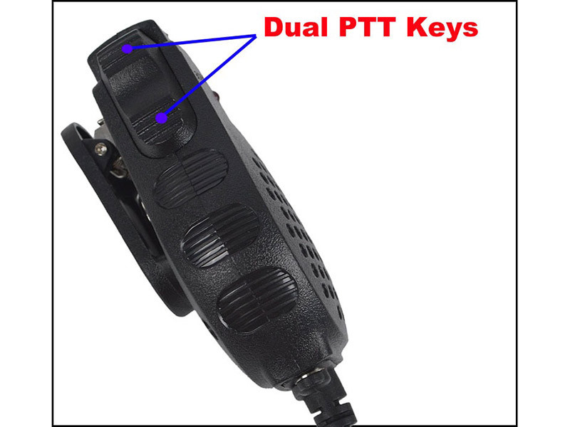 Mikrofonogruszka dual microphone / speaker for Baofeng UV-82 kenwood 2-pin BAOF014 asgbox.pl Mikrofonogruszka dual microphone / speaker for Baofeng UV-82 kenwood 2-pin - obrazek 2