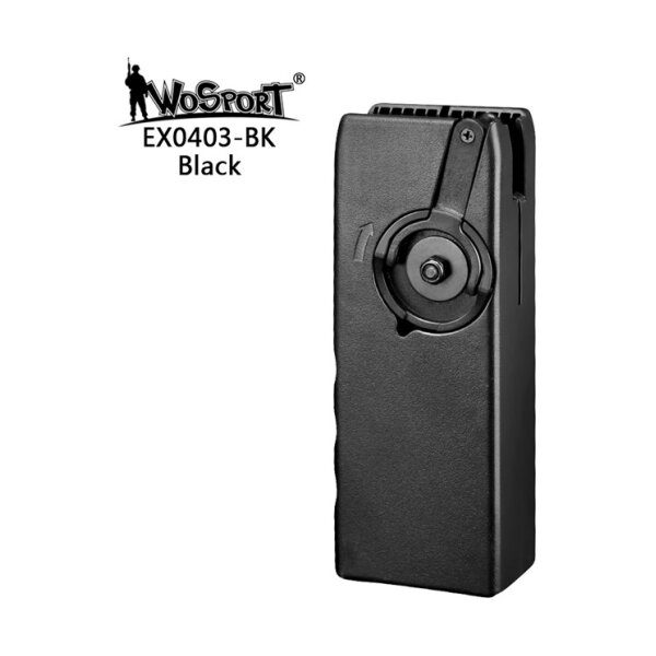 WST LEVER BB Speed Loader, 1000 BBs – Black