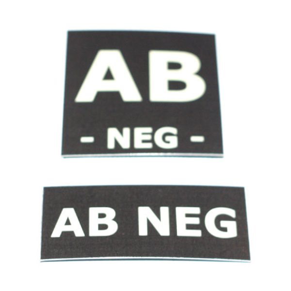 Proud Blood Type Patch AB Neg