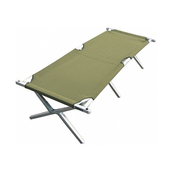 BCB NATO deckchair folding frame with AL - GREEN, NEW