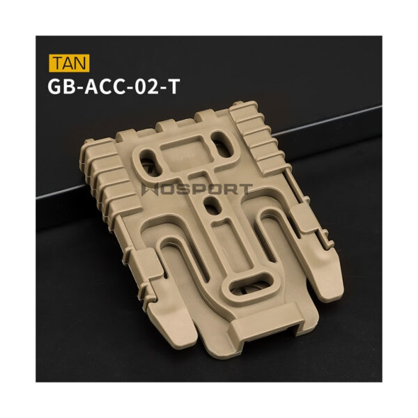 WST Quick Locking System Kit for QLS Holsters – Tan