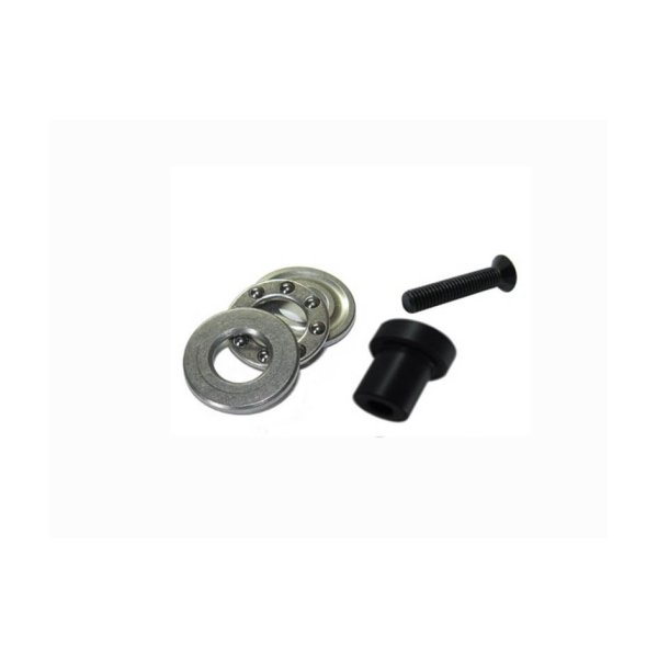 Washer and axial bearing for piston heads