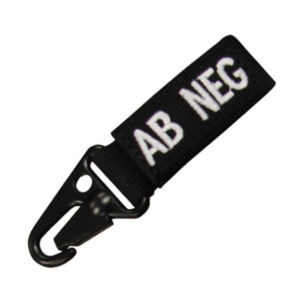 Keychain with blood group BLACK - 0 POS