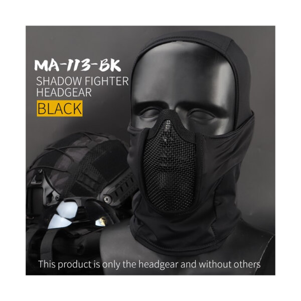 WST SHADOW Balaclava with Face Mask – Black