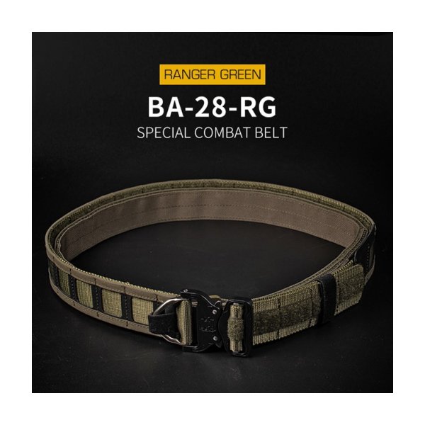 WST SPECIAL COMBAT MOLLE Tactical Belt – Ranger Green