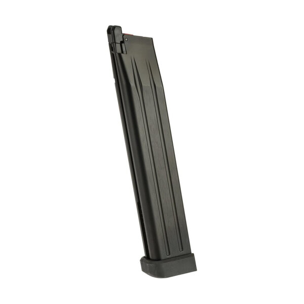WE Long Gas Magazine for WE Hi-Capa GBB, 50 BBs - Black