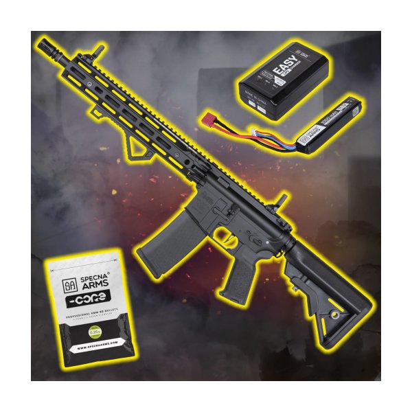 Value Pack SA Daniel Defense(R) MK18 RIII (SA-E28 RIS III 14.5'' EDGE(TM) HAL ETU(TM)) - Black