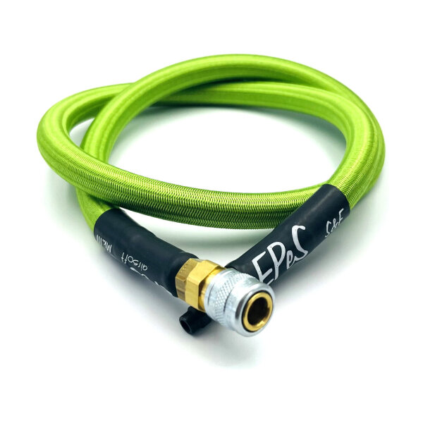 EPeS HPA S a F Braided Hose, 80cm, QD Foster - Fresh Green