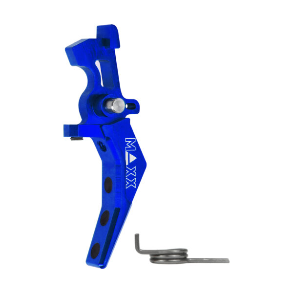 CNC Aluminum Advanced Speed Trigger (Style B) (Blue) for M16 AEG Series