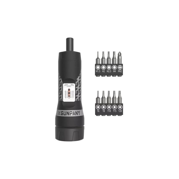 VO Torque Screwdriver with Bit Set - Black