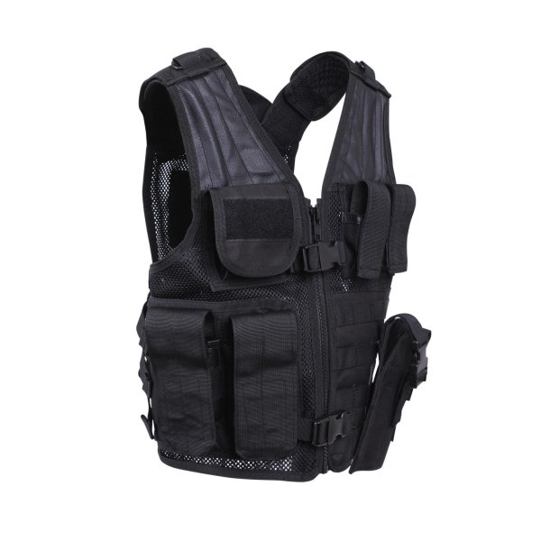 Children tactical vest BLACK