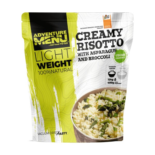AM Lightweight Vegan Creamy Risotto with Asparagus and Broccoli (400 g)