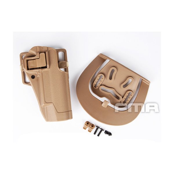 FMA CQC Serpa Belt Holster (Colt M1911), Right Hand - Tan