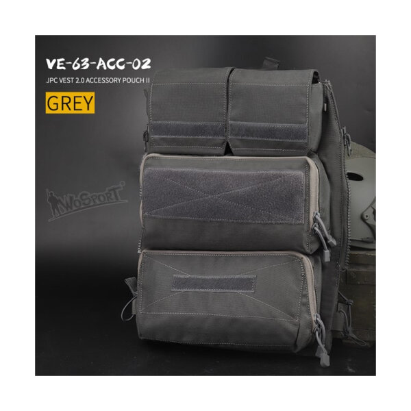 JPC vest 2.0 Accessory Bag II - Grey