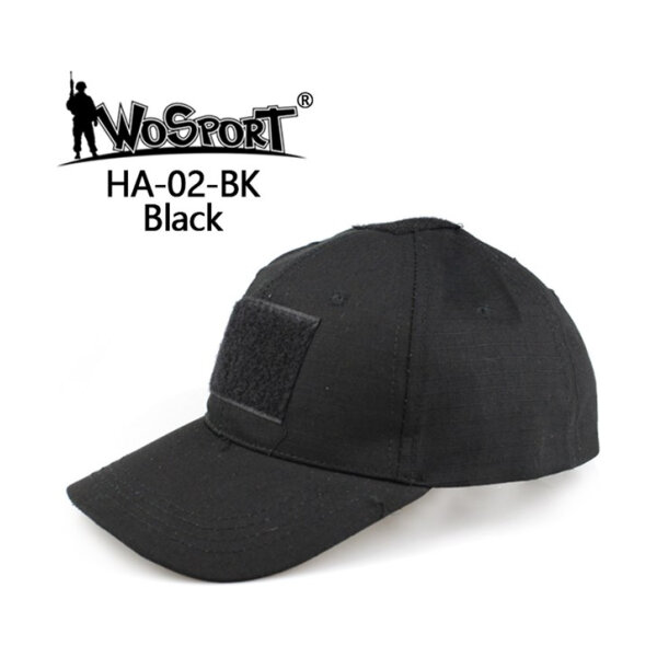 WST Tactical BASEBALL CAP – Black
