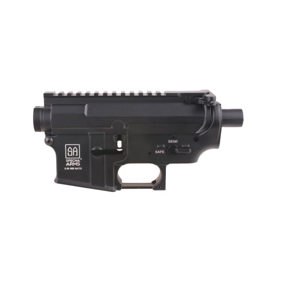 Metal Receiver (MP129B) for M4 Assault Rifle Replicas - SA Logo