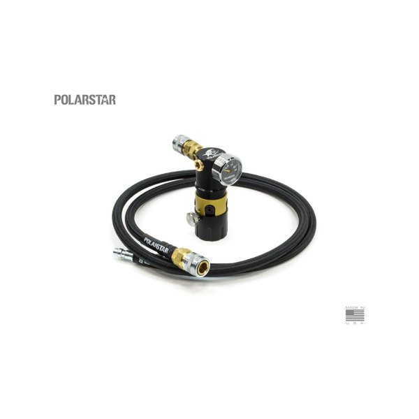 PolarStar MRS Regulator Air Rig w/ Braided Air Line (42", Black)