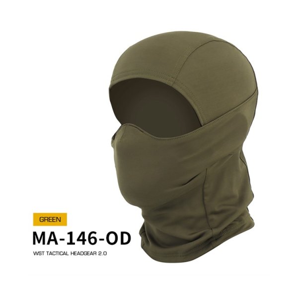 WST Tactical Headgear 2.0 with Mouthguard – Green