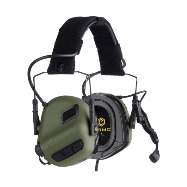 EARMOR M32 PLUS Electronic Tactical Headset – Green