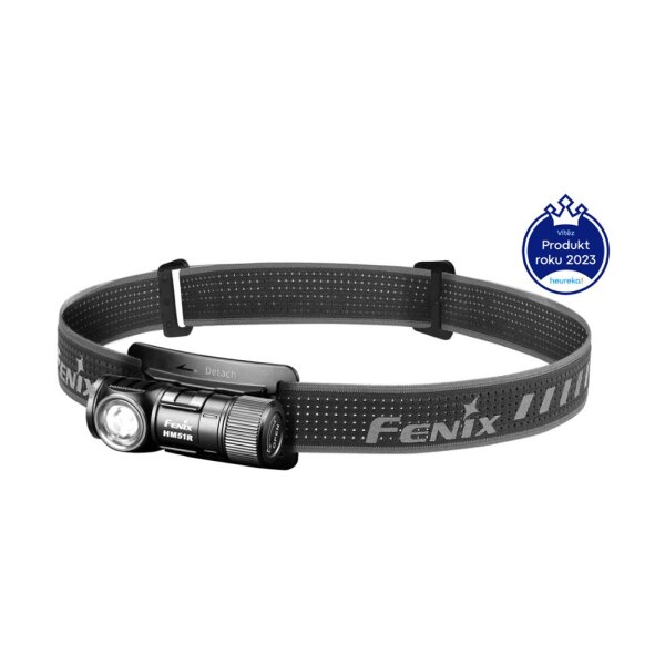 FENIX HM51R Ruby V2.0 RECHARGEABLE HEADLAMP - Full Black