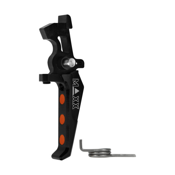 CNC Aluminum Advanced Speed Trigger (Style E) (Black) for M16 AEG Series