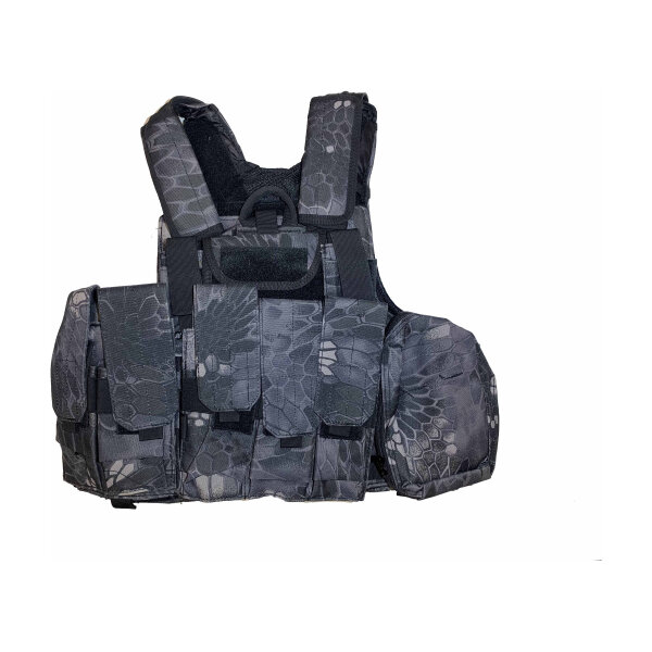 WST CIRAS MAR Tactical Vest with Pouches – Kryptek Typhon