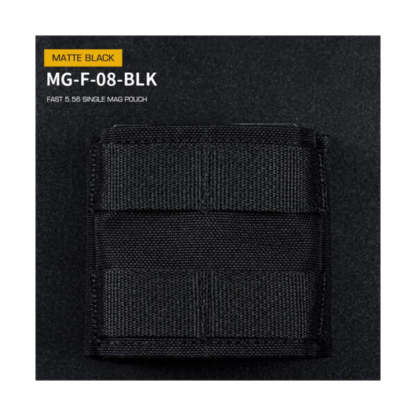 WST FAST Type 5.56 (M4) Magazine MOLLE Pouch, Short – Black