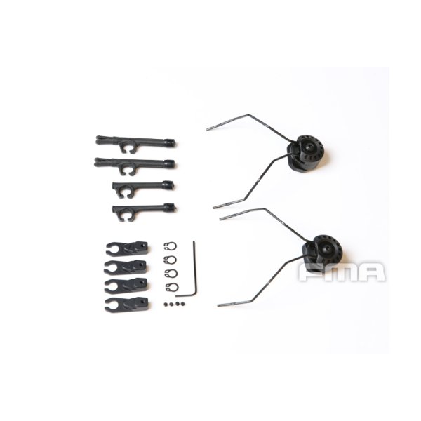 FMA Headphone Universal Modular FARA OTH Attach ARC Rail Kit - Black