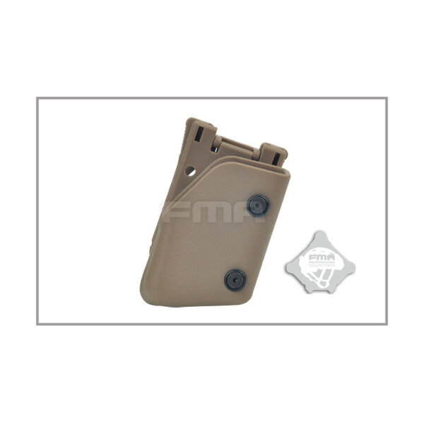 FMA MULTI-ANGLE SPEED Universal Belt Pistol Pouch - Tan