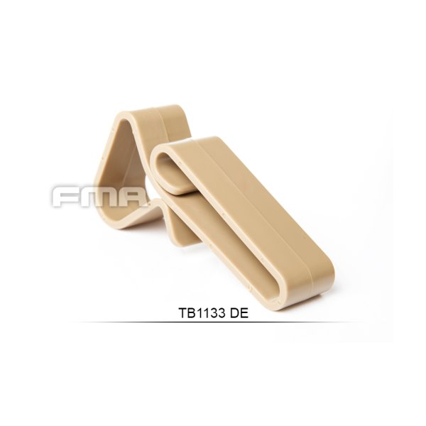 FMA ABS Universal Hook / Hanger for MOLLE and Belt, 3 pcs - Tan