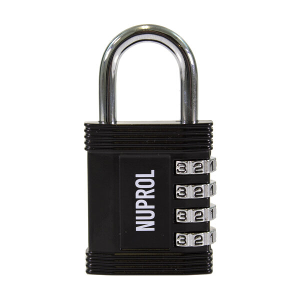 NUPROL Heavy Duty Case Combination Lock, Large - Black