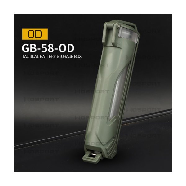 WST Tactical MOLLE Battery Storage Box – Green