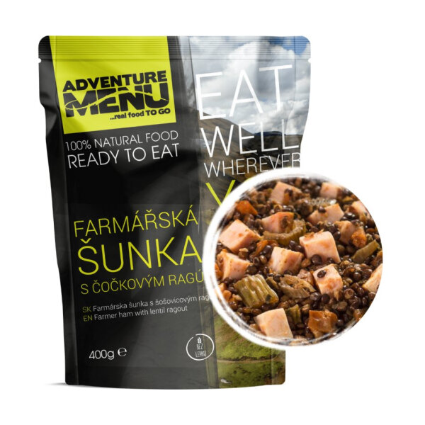 AM MRE Farmer's Ham with Lentil Ragout (400 g)