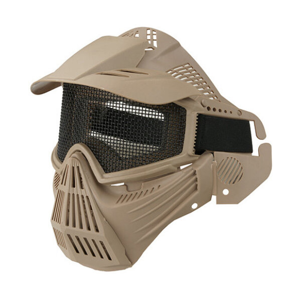 WST TRANSFORMER LEADER V1 Protective Mask – Tan