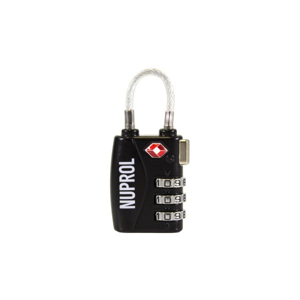 NUPROL Pistol Small Hard Case TSA Lock - Black