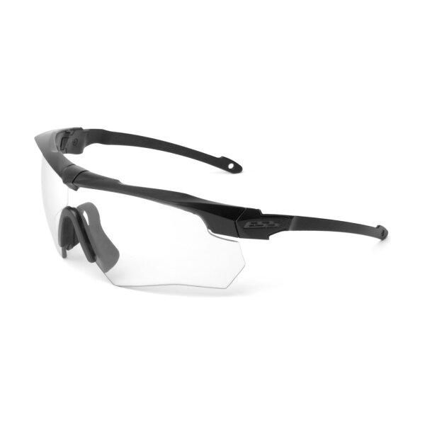 ESS Shooting Glasses CROSSBOW SUPPRESSOR ONE, Clear Lens - Black