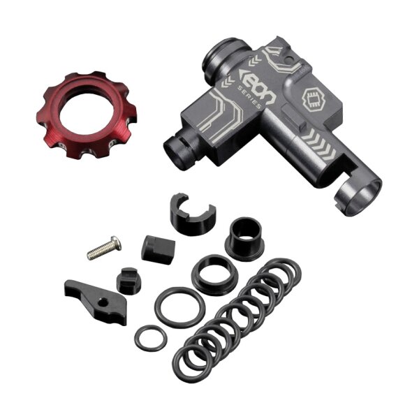 GATE CNC Hop-up Chamber EON M4 / AR15 (V2) - Gray / Red