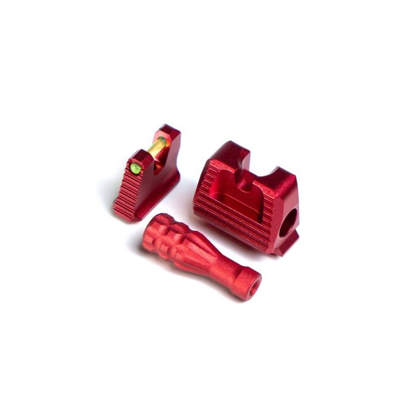 Novritsch TP22 GBB CNC High Sights with Charging Handle - Red