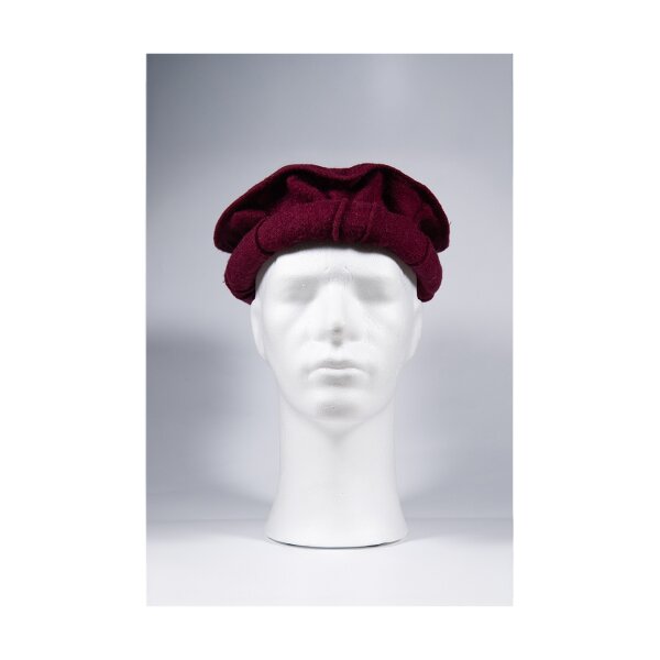 Original Afghan Pakul Hat - Claret