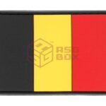 JTG Belgium Flag Rubber Patch Multicolor