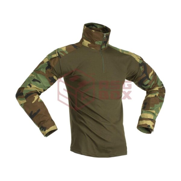 Invader Gear Combat Shirt Woodland L