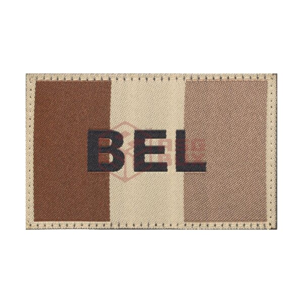 Clawgear Belgium Flag Patch Desert