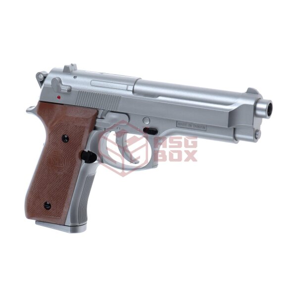 KWC M9 Silver Spring Gun Silver