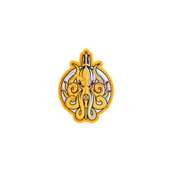 JTG Release the Kraken Rubber Patch Yellow