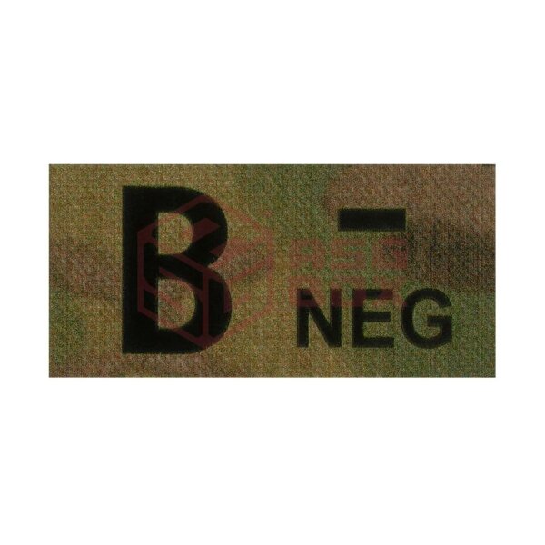 Clawgear B Neg IR Patch Multicam